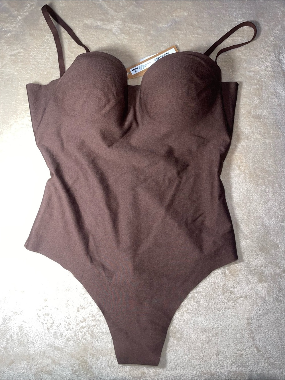 SKIMS Body Molded Underwire Bodysuit | Cocoa | Size M | NWT